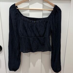 Elegant Black Women's Top